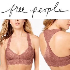 NWT Galloon Lace Racerback Bralette in Cocoa! 🌰